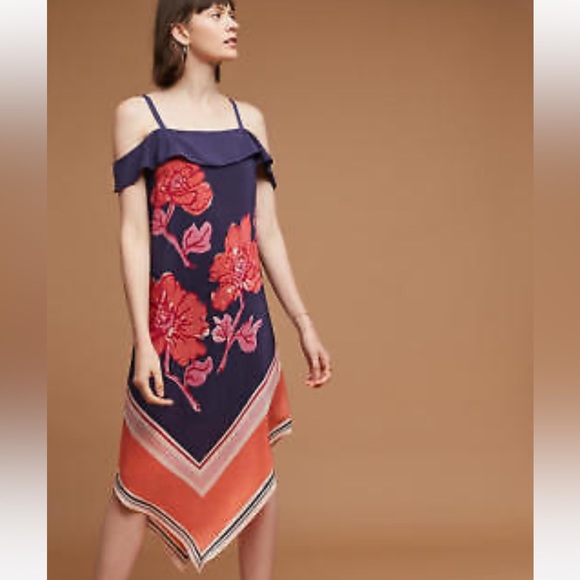 Moulinette Soeurs Dresses & Skirts - NWT 100% Silk Anthropologie Moulinette Soeurs Tilda Dress